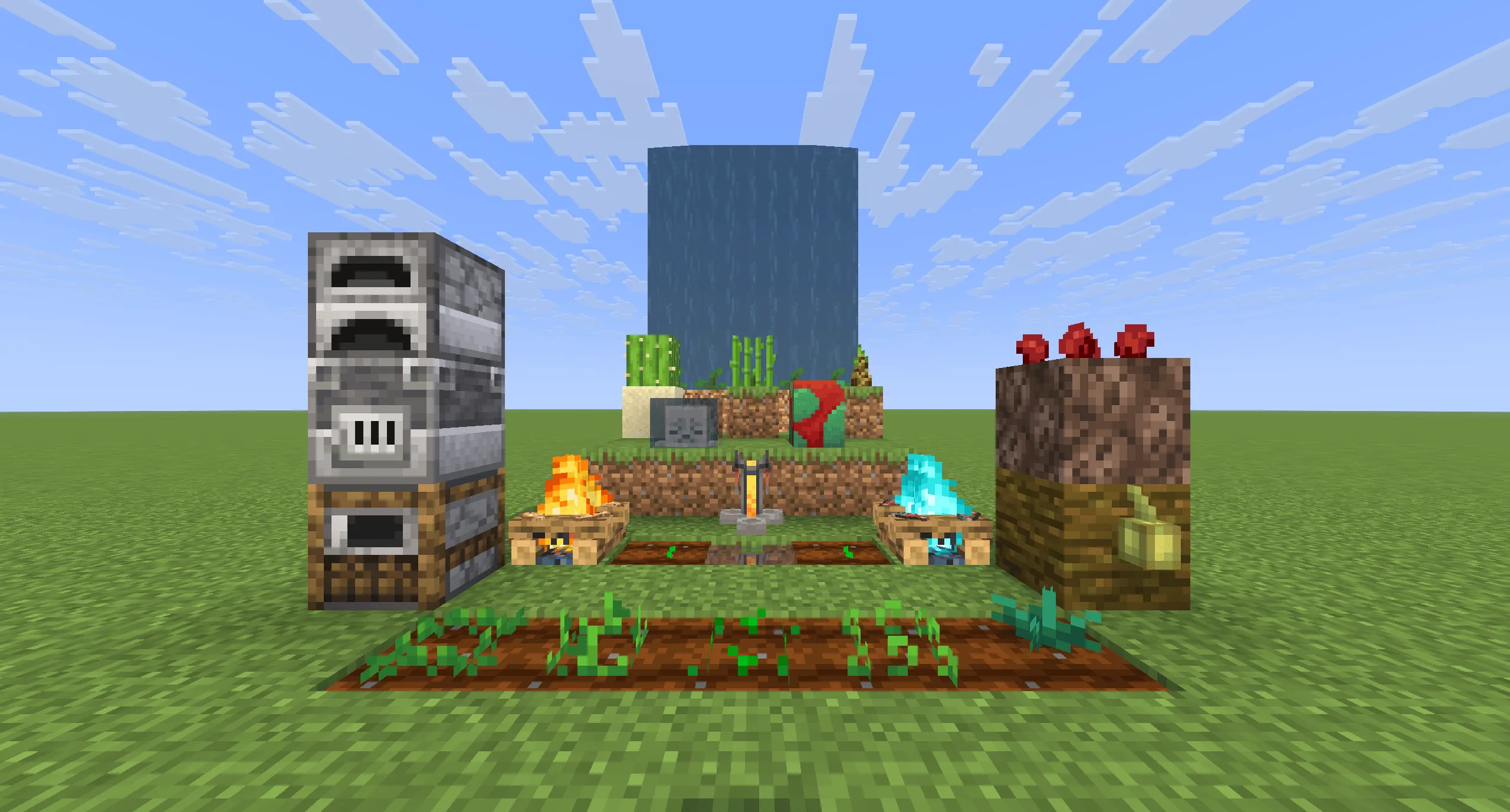 The Block Keeps Ticking, Моды, Minecraft