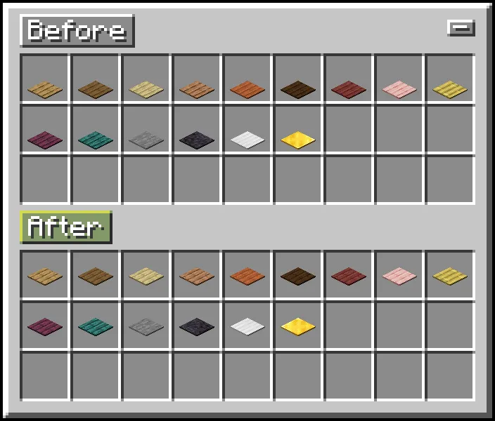 Item Model Consistency, Текстуры, Minecraft