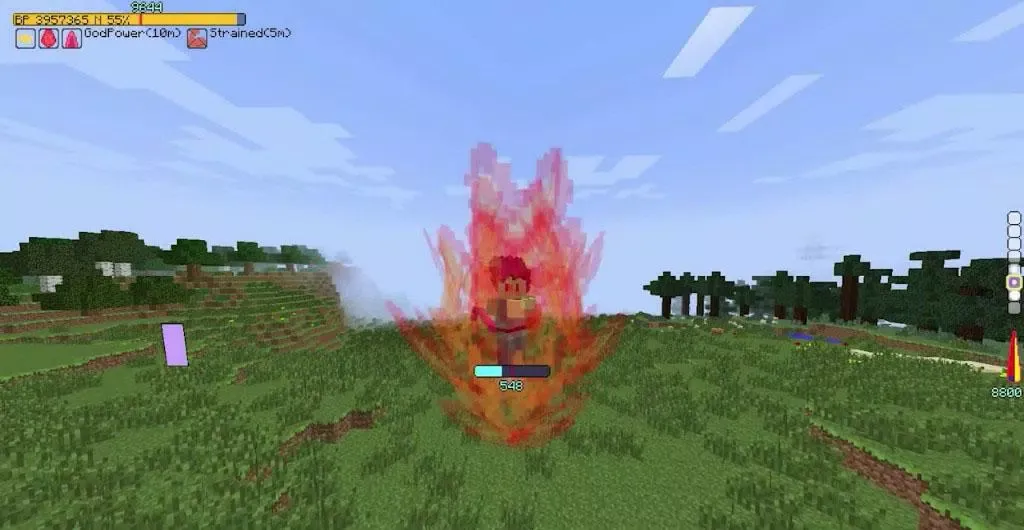 DragonBlock Infinity Saga — скриншот 1 (Модпаки, Minecraft)