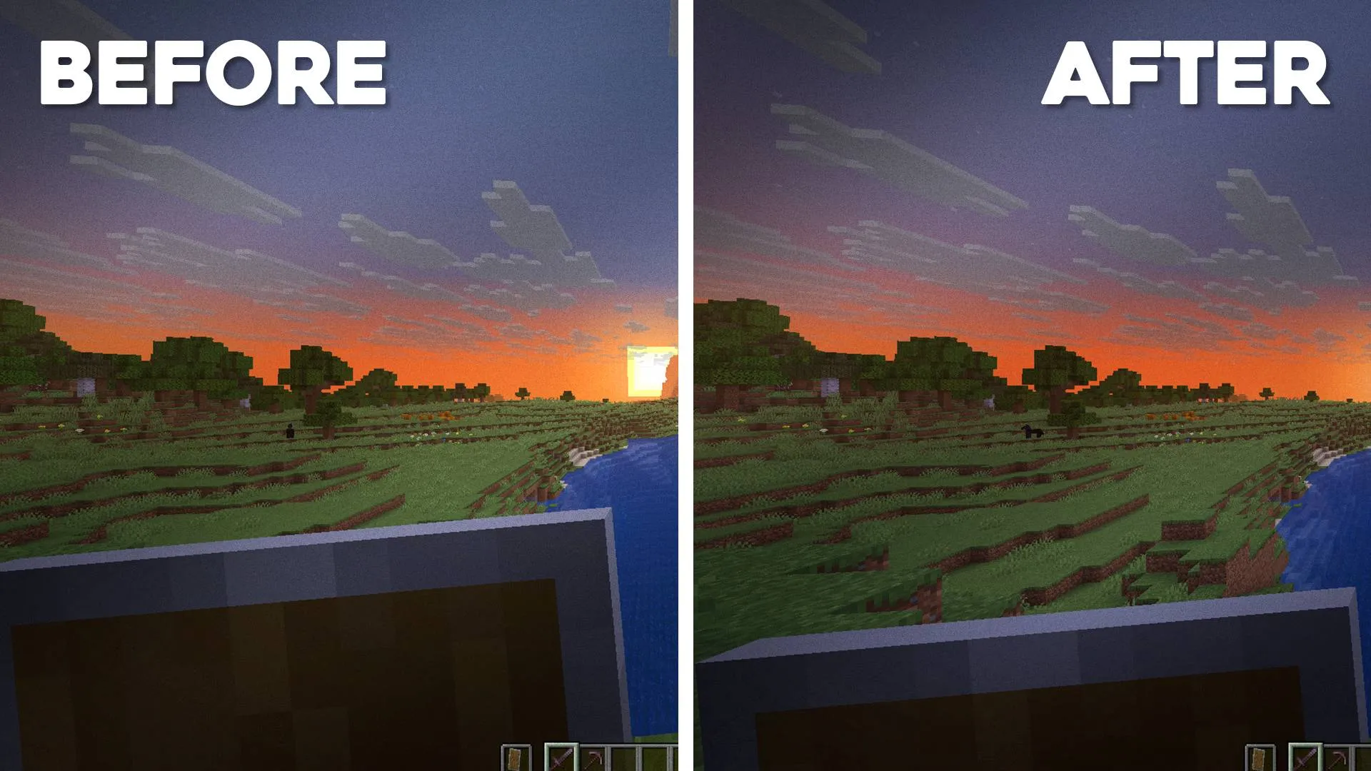 Smaller Shield, Текстуры, Minecraft