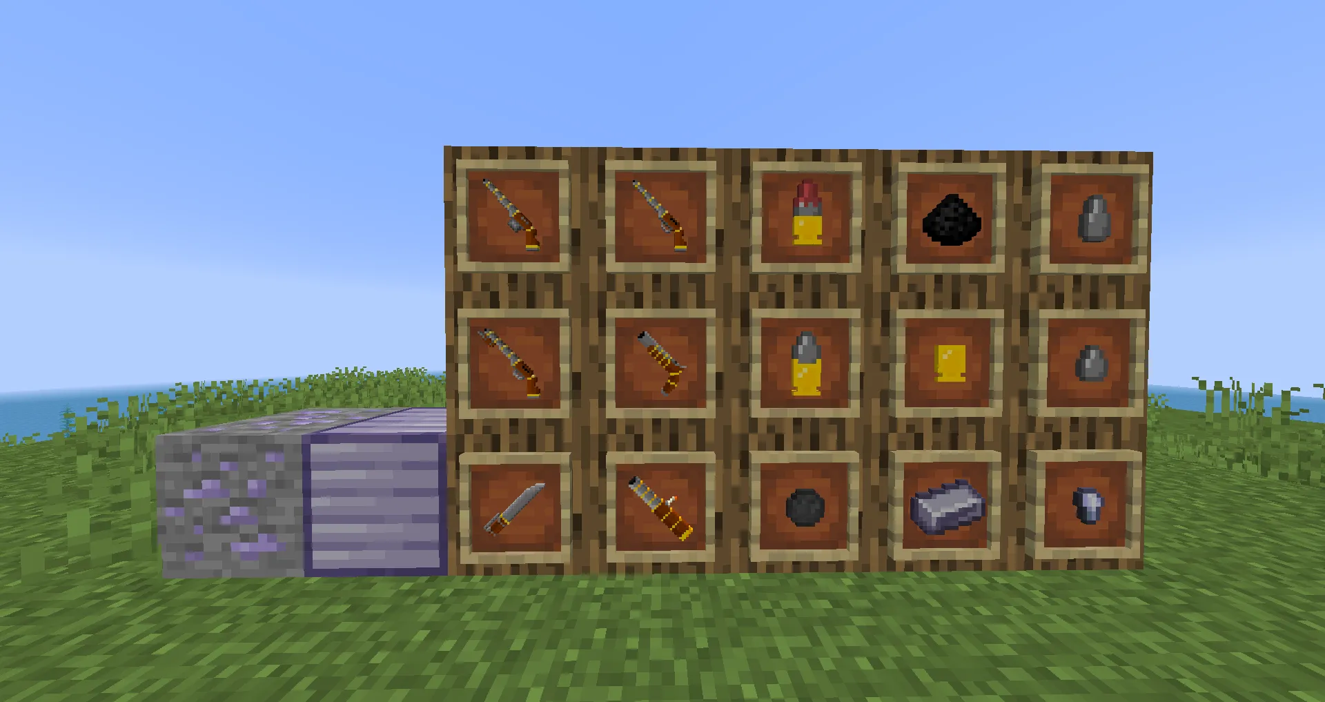 Primitive Firearms, Моды, Minecraft