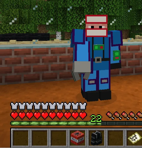 Mech Suit — скриншот 1 (Аддоны, Minecraft)