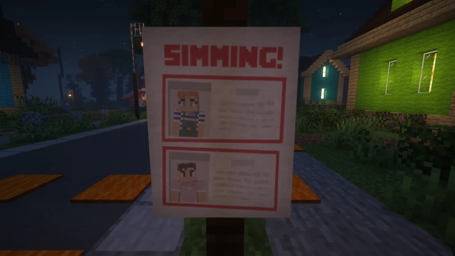 Hello Neighbor: Blocks and Objects, Моды, Minecraft