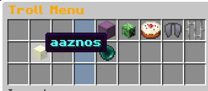 Aznos's TrollUtils — скриншот 1 (Плагины, Minecraft)