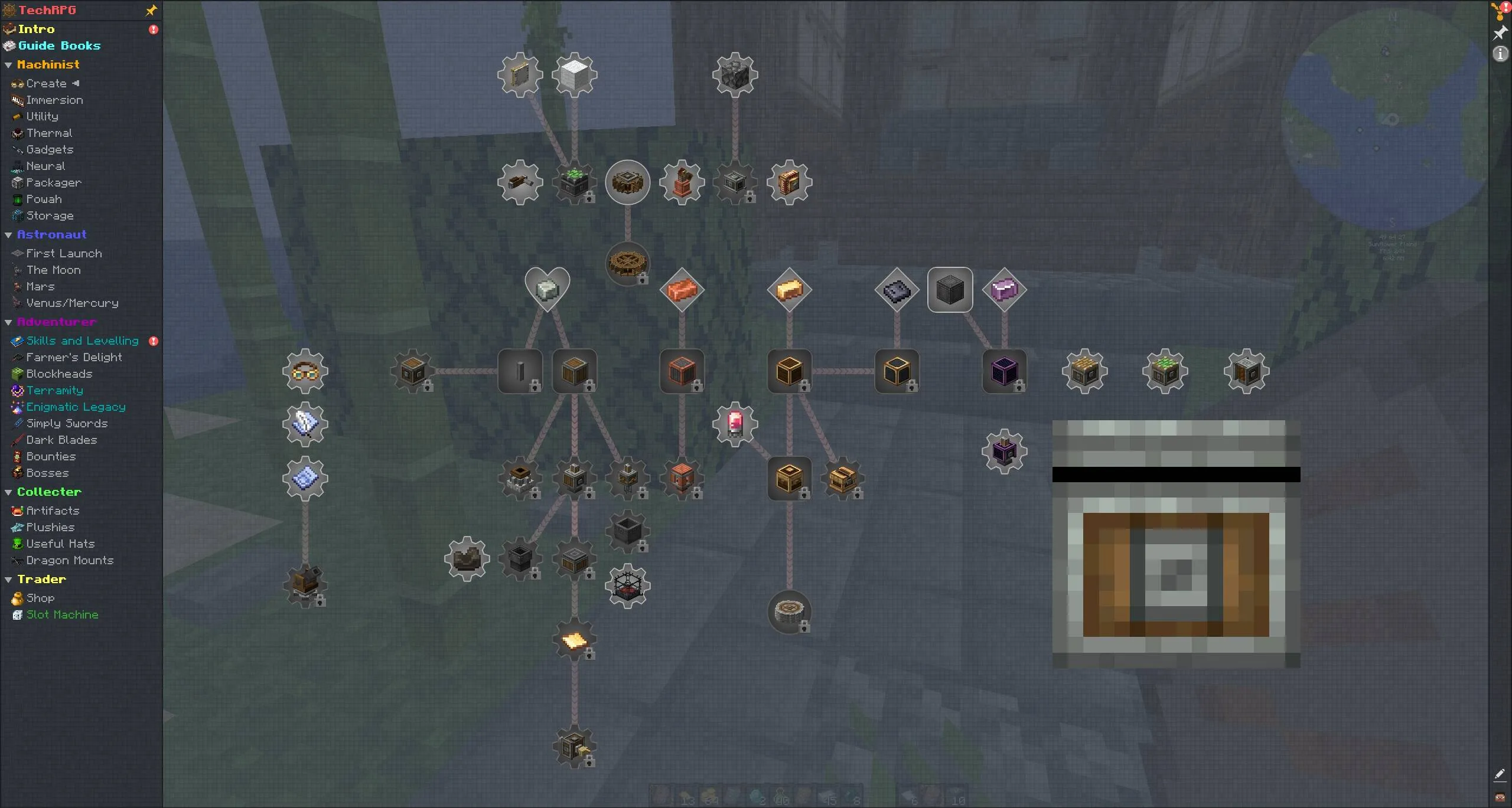 TechRPG - RPG with Tech, Magic, Create, Space Exploration, Модпаки, Minecraft