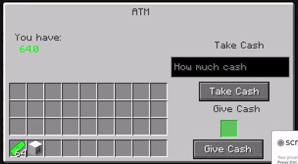 Cool Moneys — скриншот 1 (Моды, Minecraft)