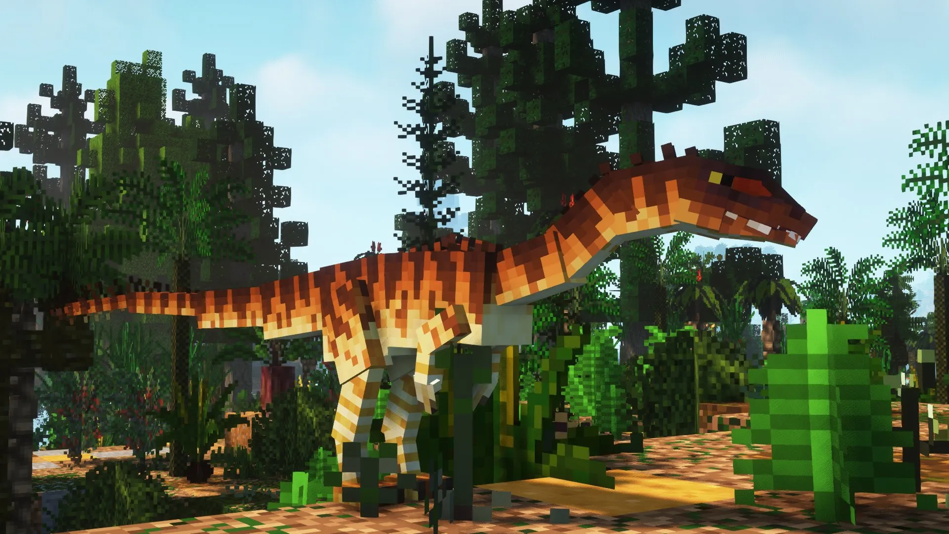 prehistoric park The Great Adventure — скриншот 1 (Модпаки, Minecraft)
