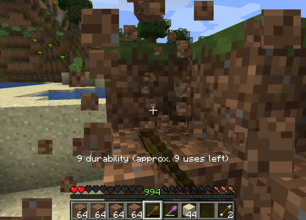 Items Don't Break! — скриншот 2 (Моды, Minecraft)