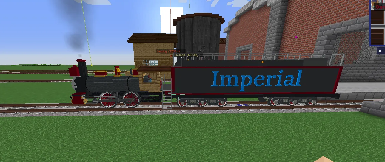 Imperial Railworks - Immersive Railroading — скриншот 1 (Текстуры, Minecraft)