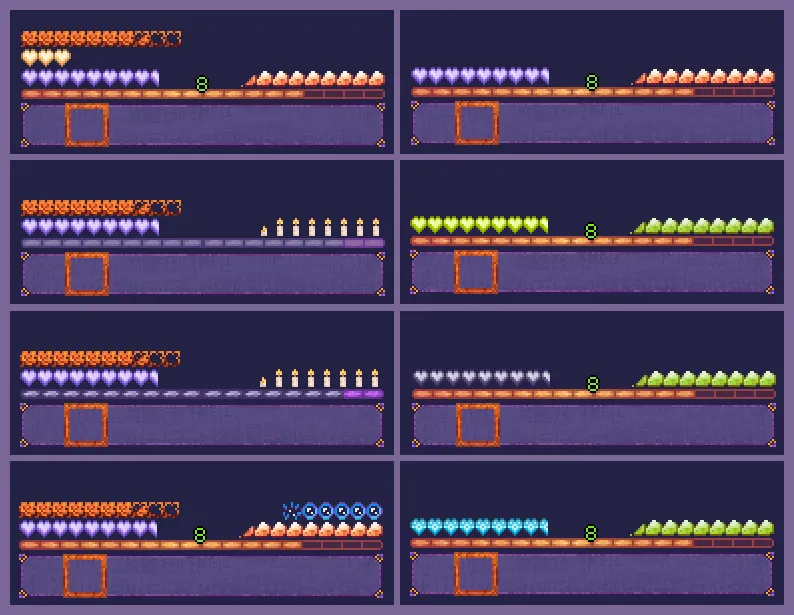 Halloween GUI & HUD, Текстуры, Minecraft