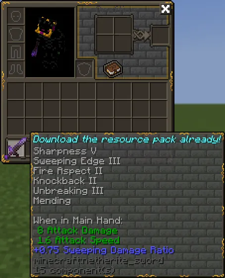 STONEBORN Tooltips — скриншот 3 (Текстуры, Minecraft)