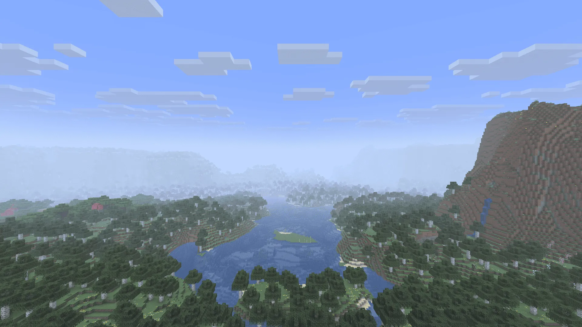 Javier's improved fog — скриншот 1 (Шейдеры, Minecraft)