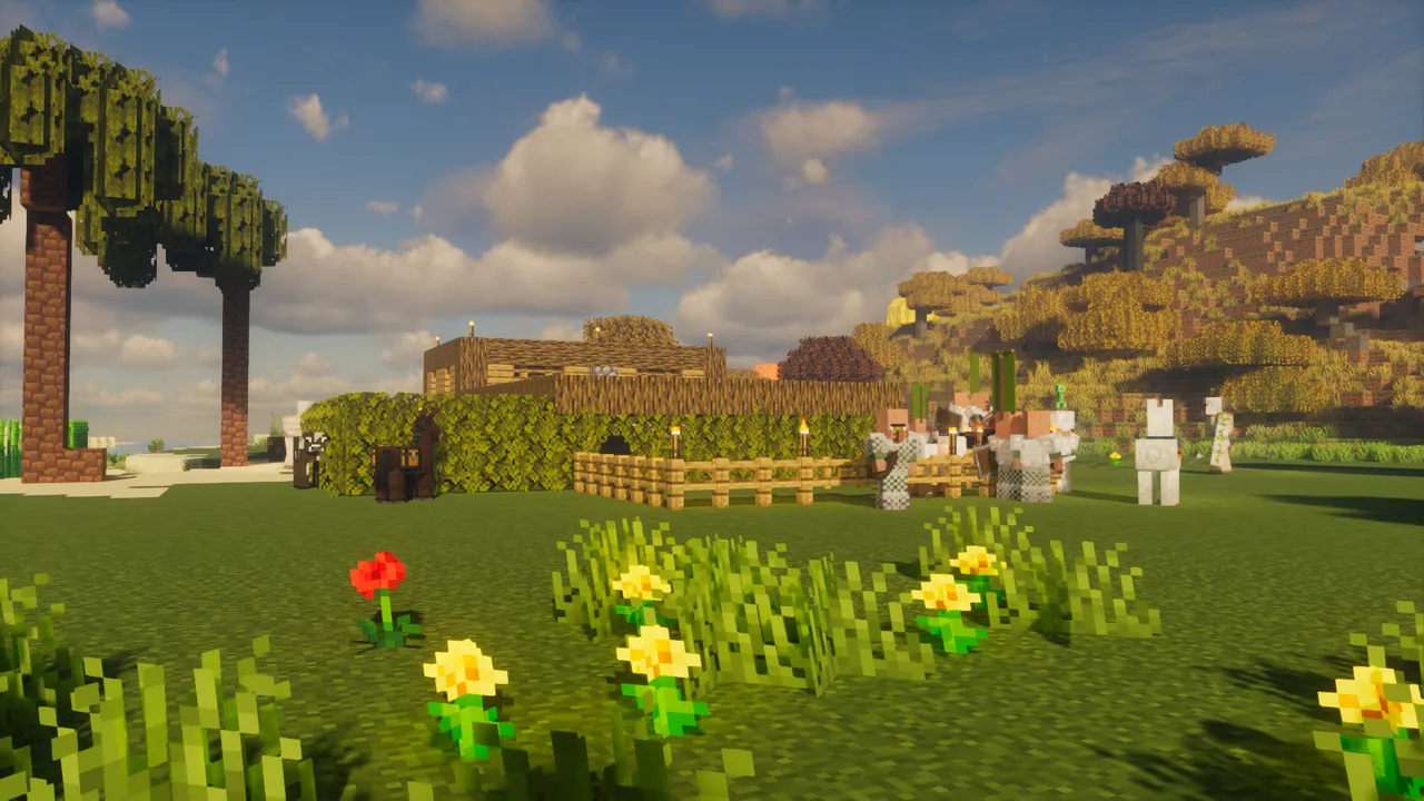 Villagers' Heaven (Beta) — скриншот 1 (Модпаки, Minecraft)