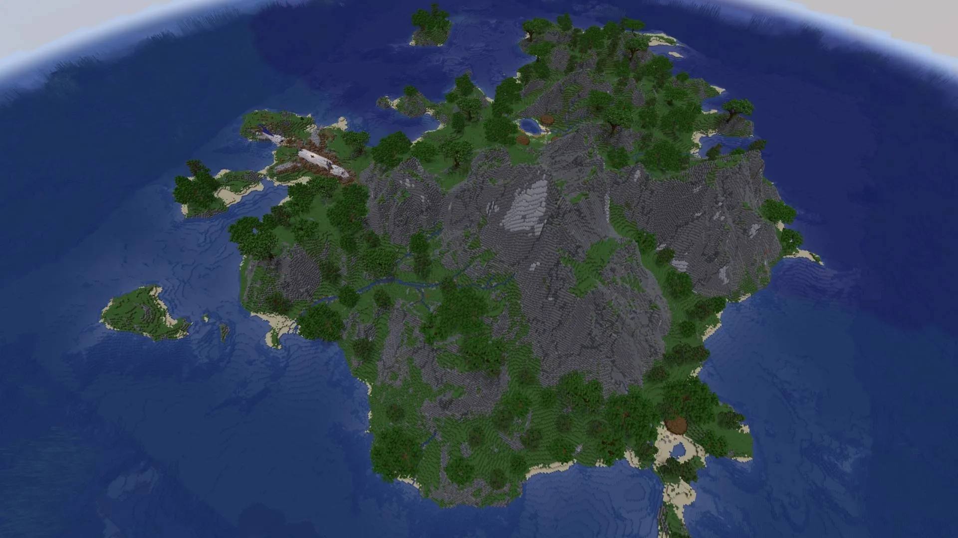 Plane Crash: Survival Island — скриншот 6 (Карты, Minecraft)