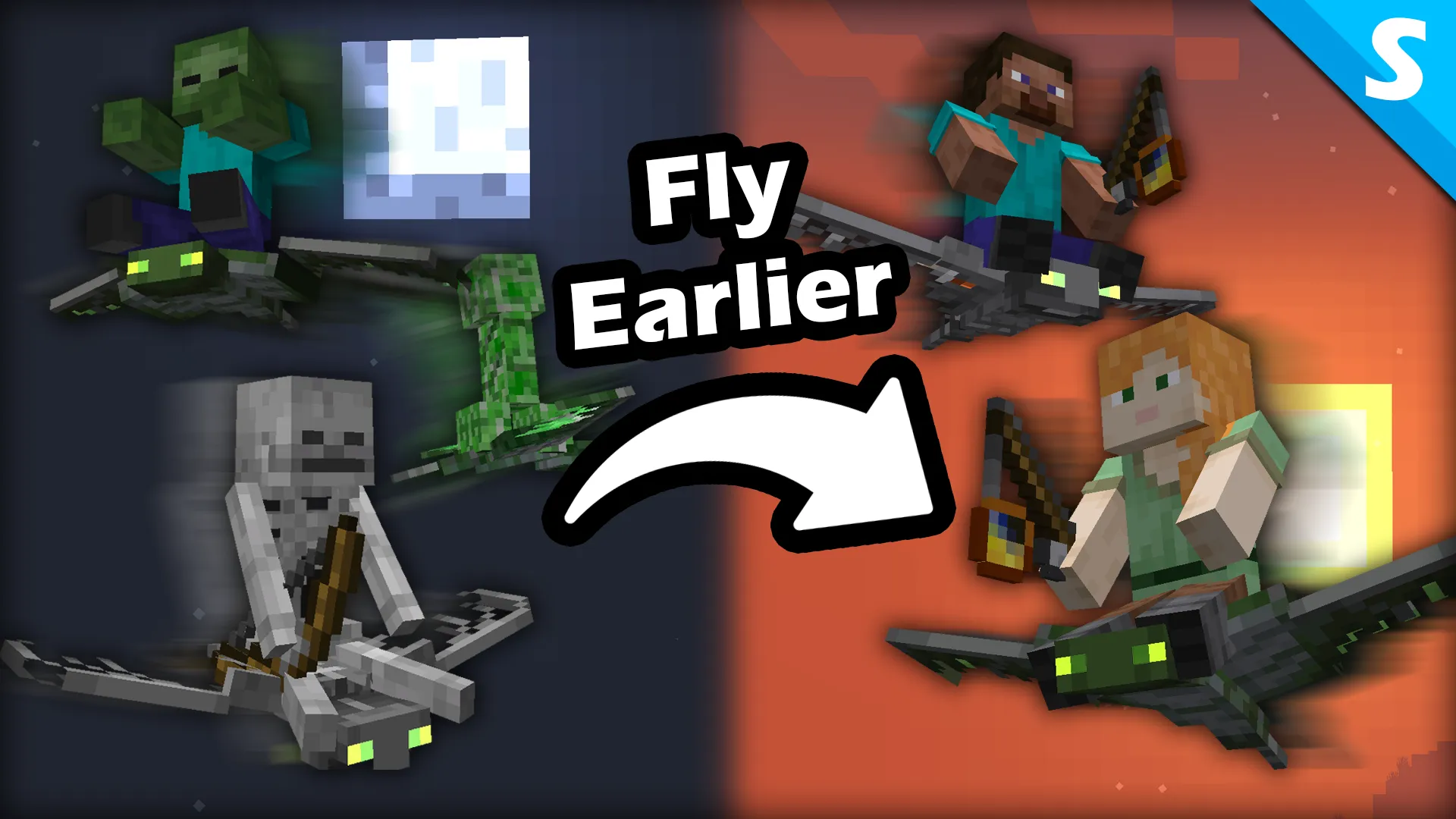 Sven's Phantom Jockeys — скриншот 2 (Моды, Minecraft)