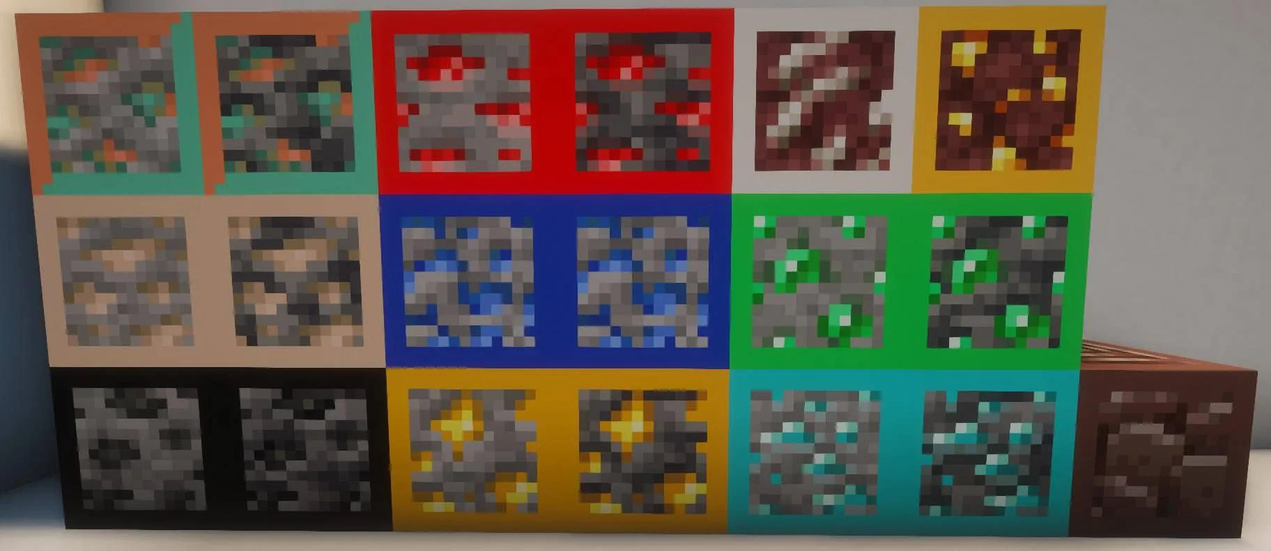 Ore Border, Текстуры, Minecraft