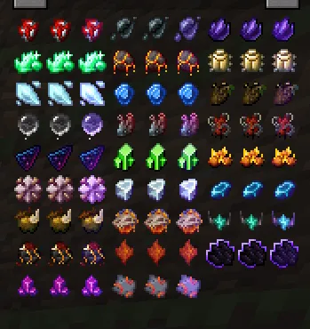 Fallen Gems & Affixes, Моды, Minecraft