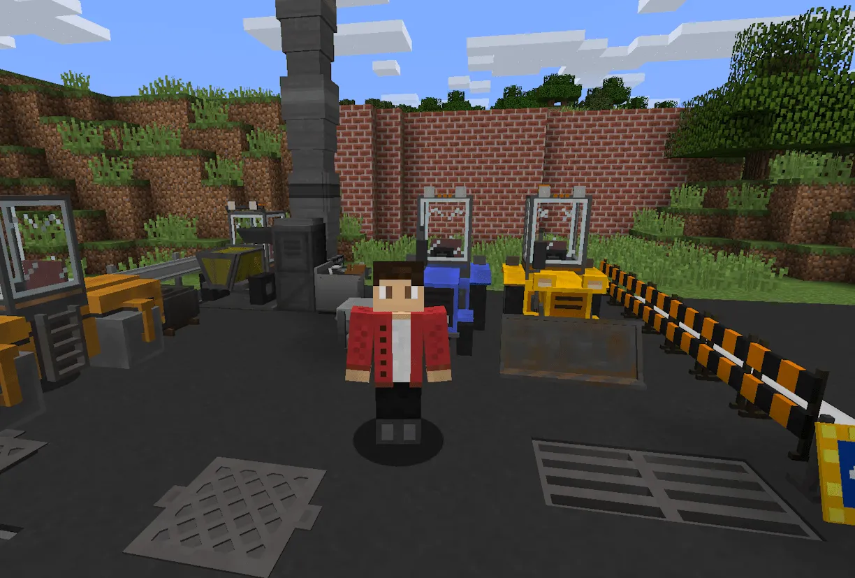 Vehicles and roads, Моды, Minecraft