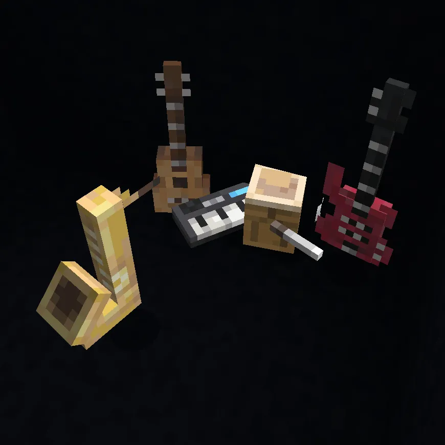 Saxophone & More, Дата-паки, Minecraft