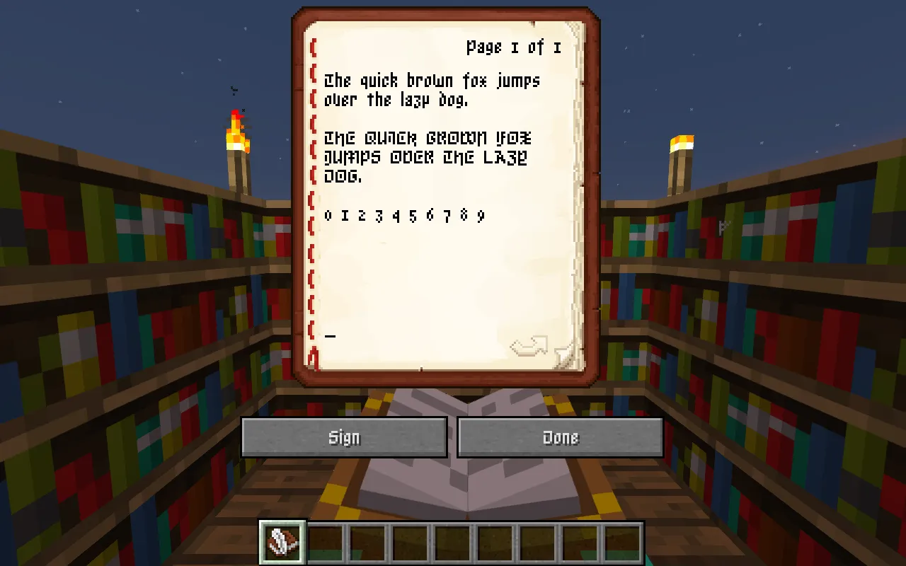 Craft Blackletter—Font — скриншот 3 (Текстуры, Minecraft)