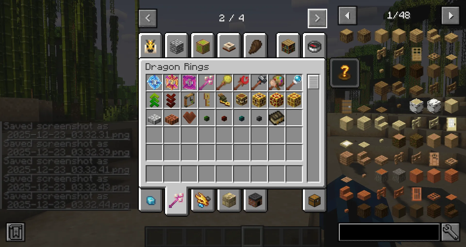 Dragon Rings, Моды, Minecraft