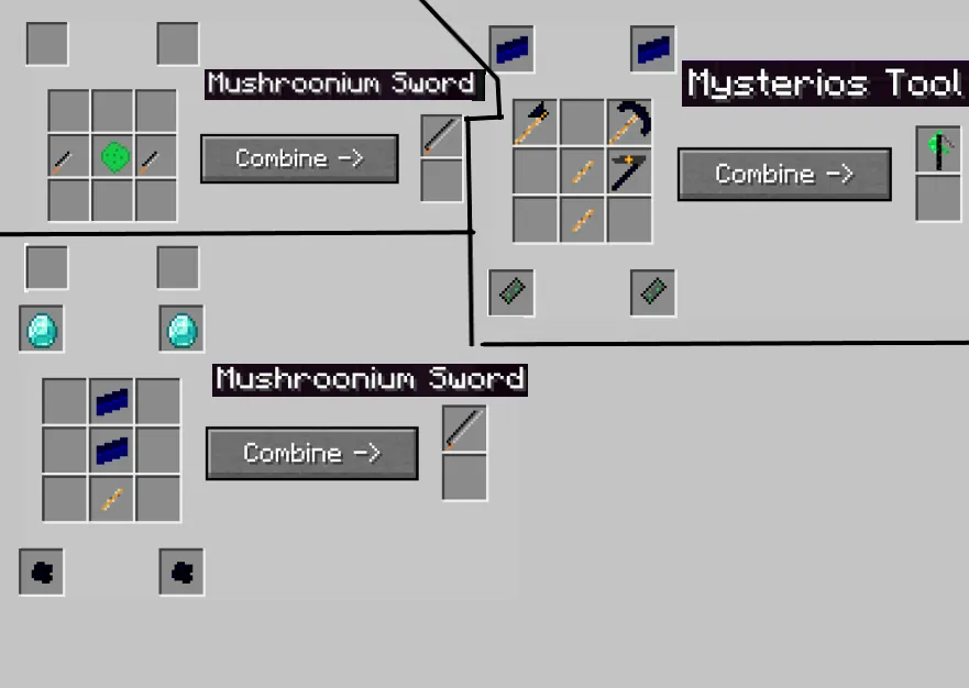 The Mysterious Mushrooms — скриншот 5 (Моды, Minecraft)