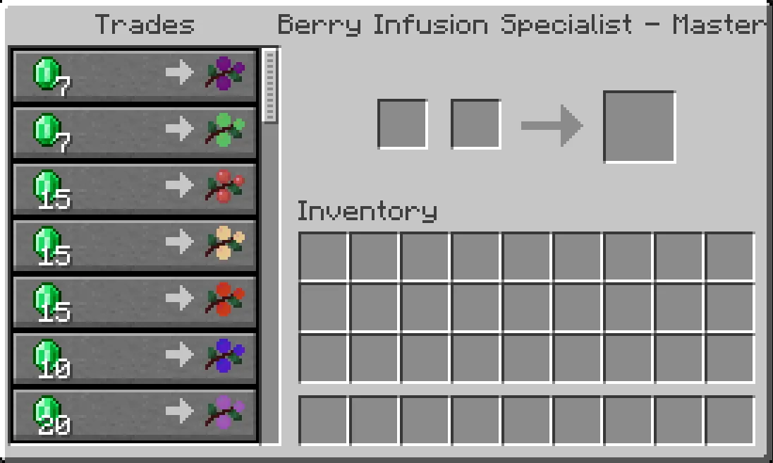 Effect Berries, Моды, Minecraft