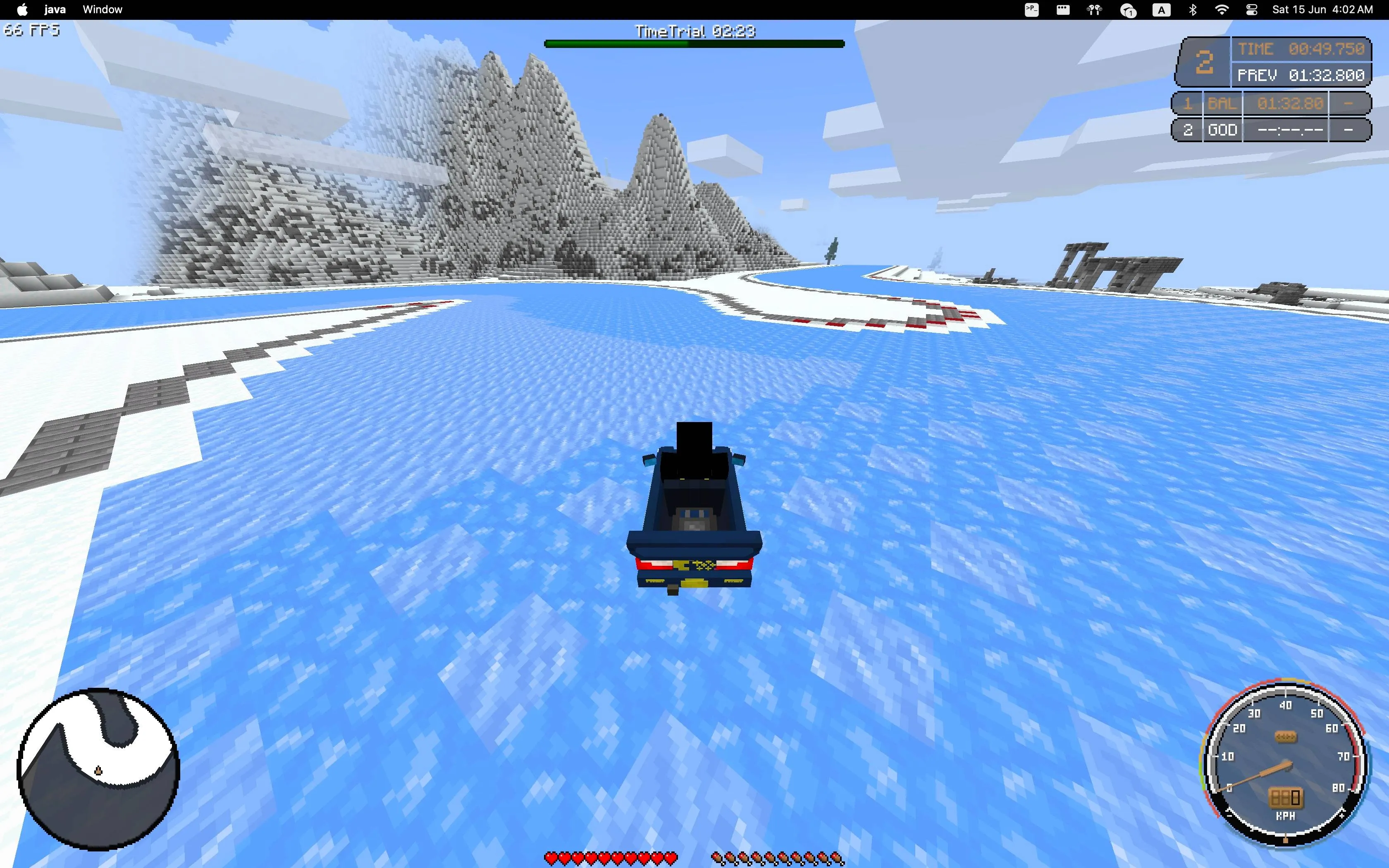 Boat HUD (from NFS Most Wanted 2005) — скриншот 1 (Моды, Minecraft)