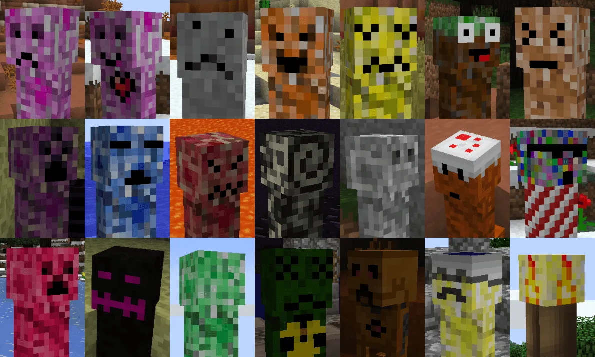 Elemental Disorder, Текстуры, Minecraft