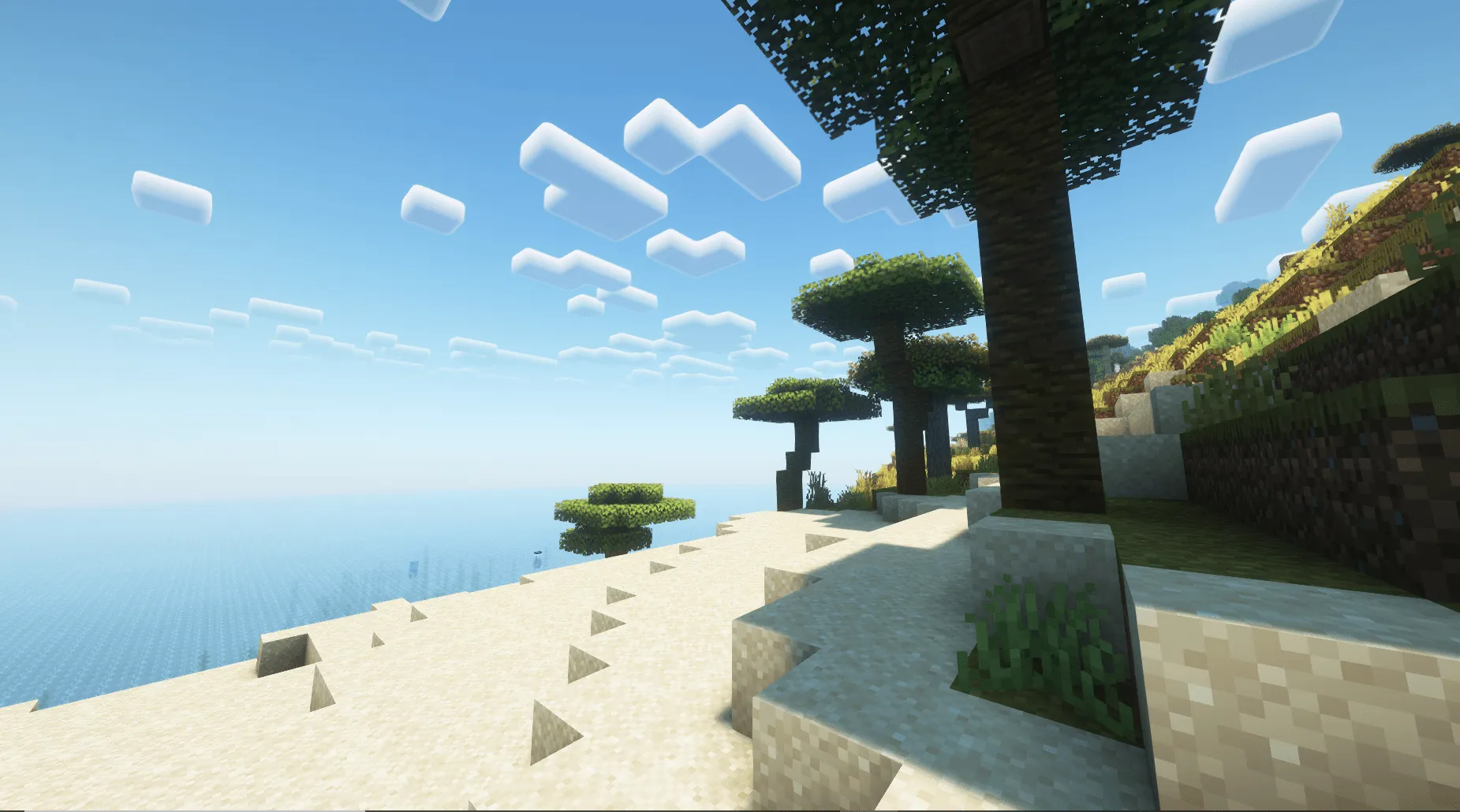 Layers ( world generation ), Моды, Minecraft