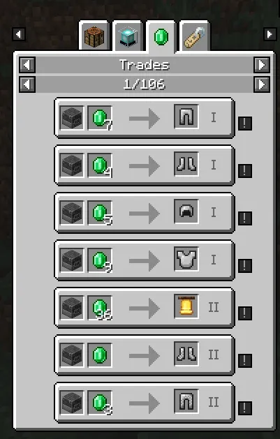 Roughly Enough Trades, Моды, Minecraft