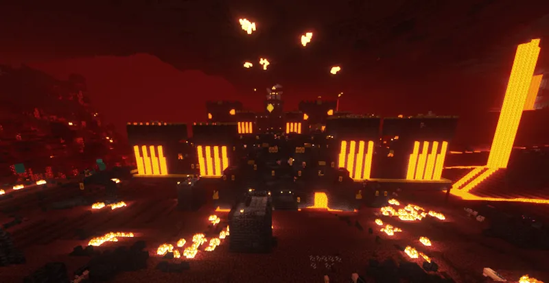 Horde of the Bastion Last Base (survival addition), Карты, Minecraft