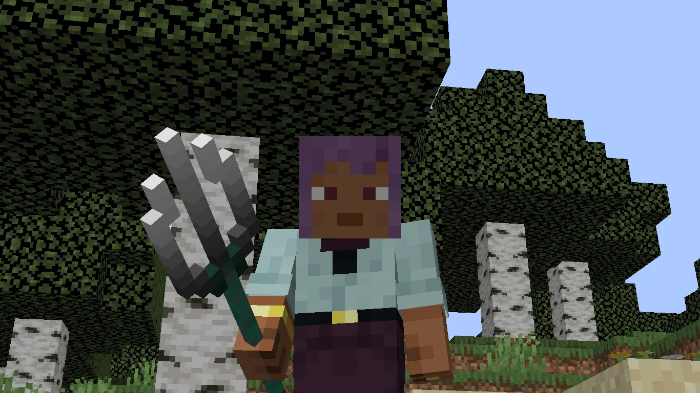 Better Trident Models, Текстуры, Minecraft