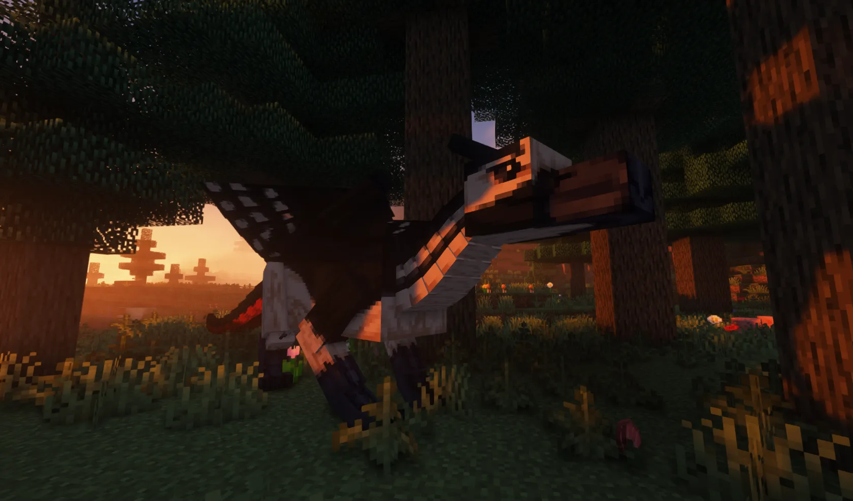 Birdy Dragon Mounts — скриншот 4 (Текстуры, Minecraft)