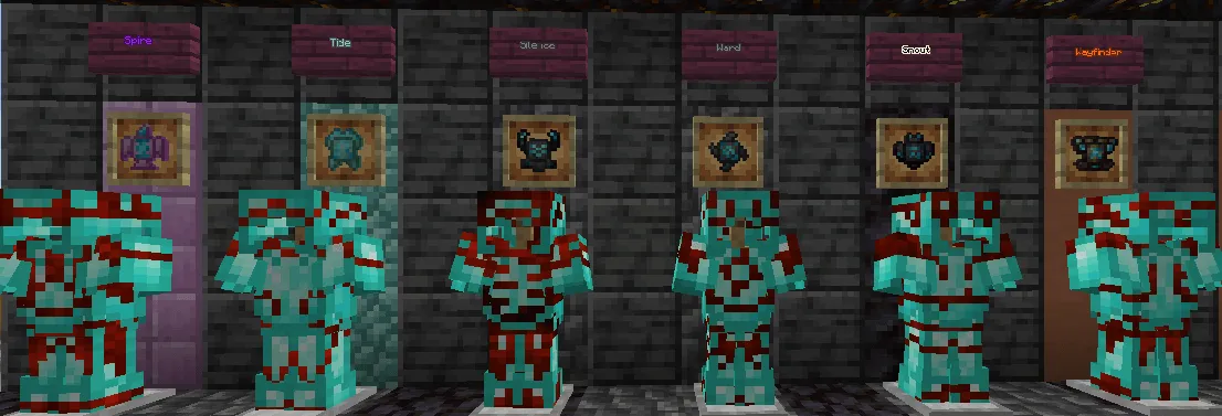 Boredom's ~ ReShaped Armor, Текстуры, Minecraft