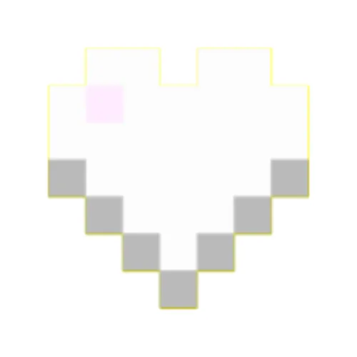 White Hearts — скриншот 1 (Текстуры, Minecraft)