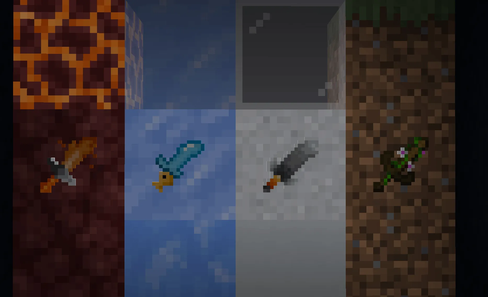 Elemental Swords - (SWORD's SMP) — скриншот 1 (Моды, Minecraft)