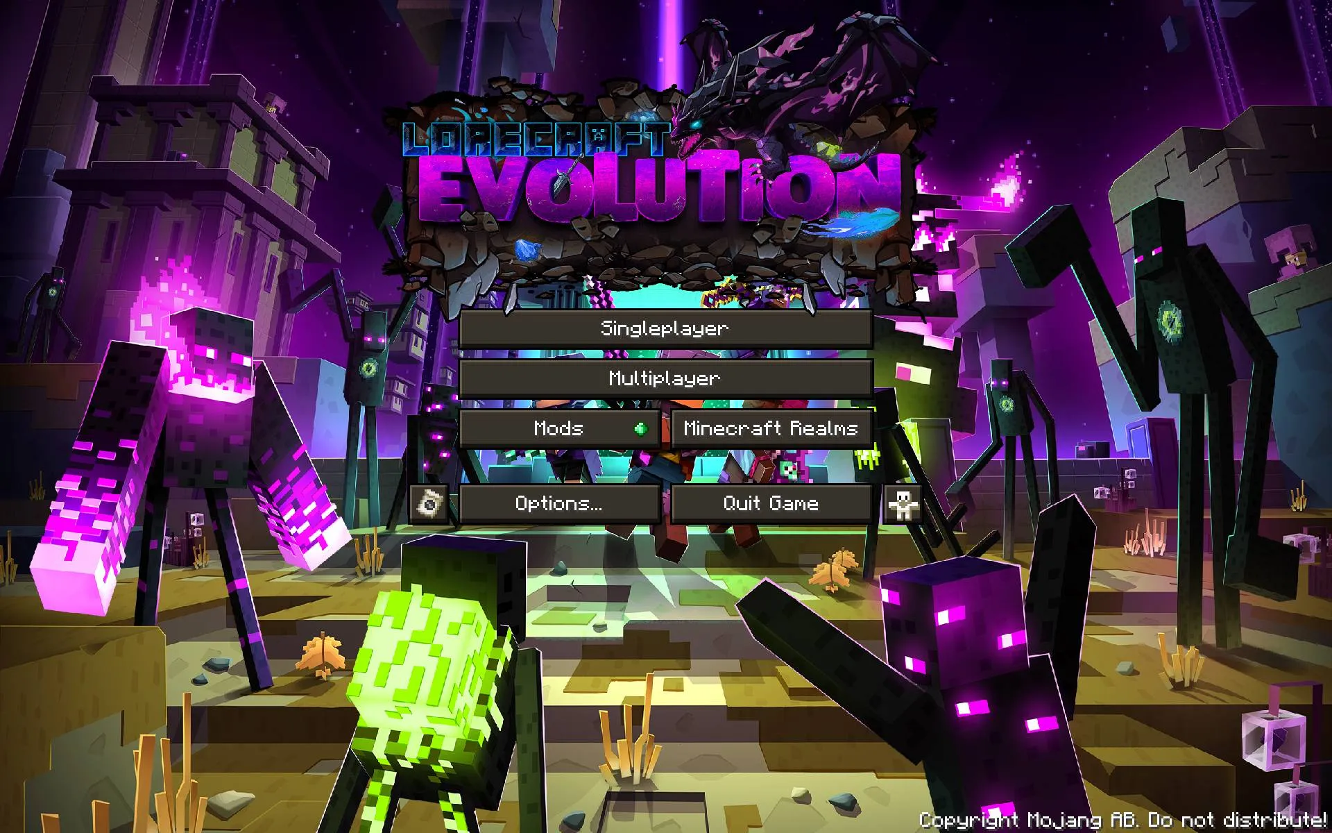 Lorecraft Evolution — скриншот 1 (Модпаки, Minecraft)