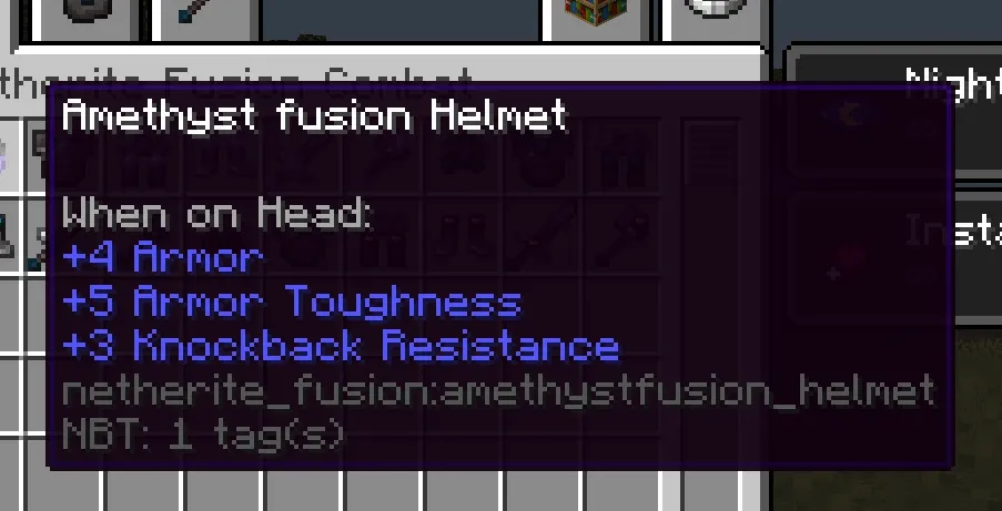 Netherite Fusion, Моды, Minecraft