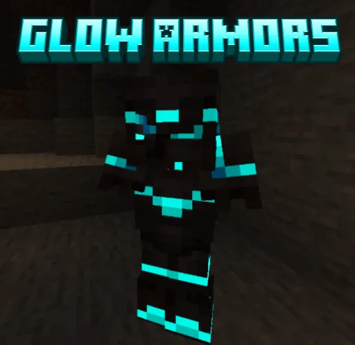 Glow Armors Universal — скриншот 1 (Текстуры, Minecraft)