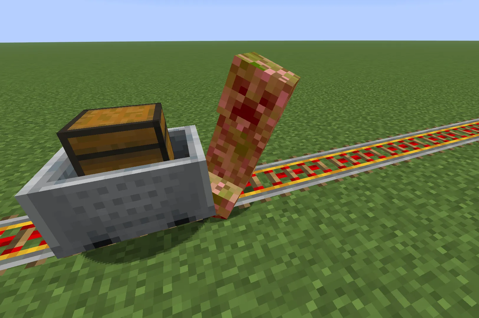 Kinetic Minecart — скриншот 1 (Моды, Minecraft)
