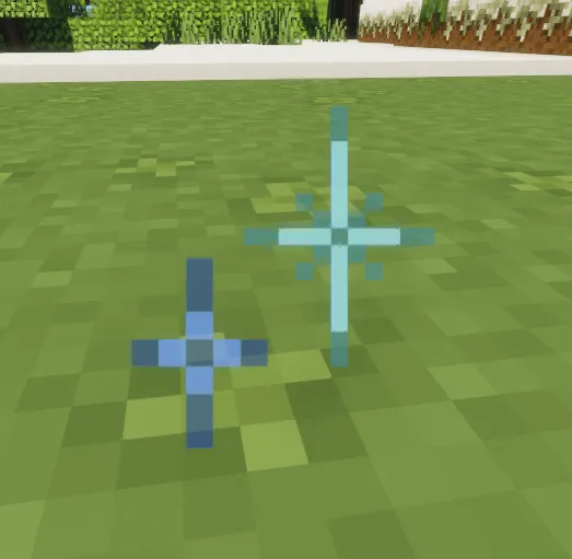 Melody's Snowflake Sparkle XP Orbs Periwinkle, Текстуры, Minecraft