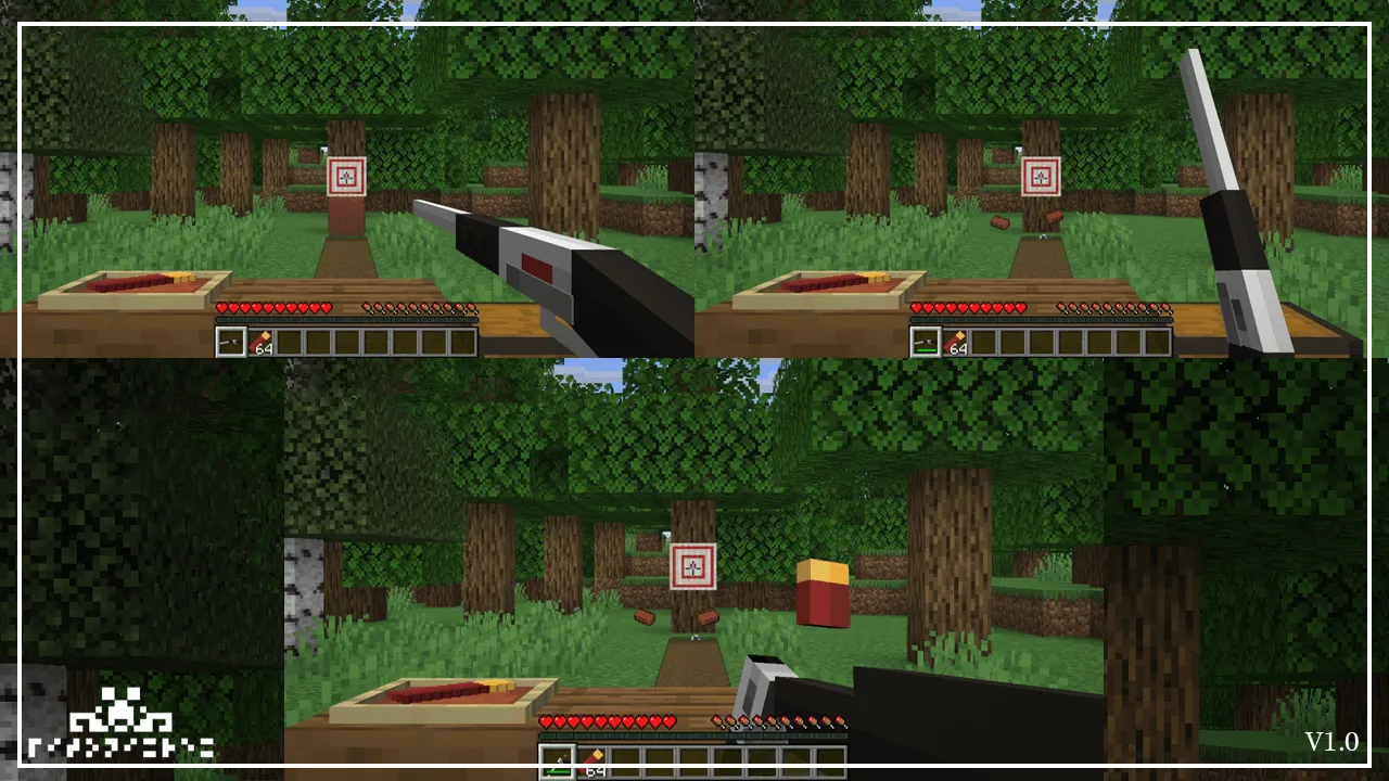 Crossbow Shotgun, Текстуры, Minecraft