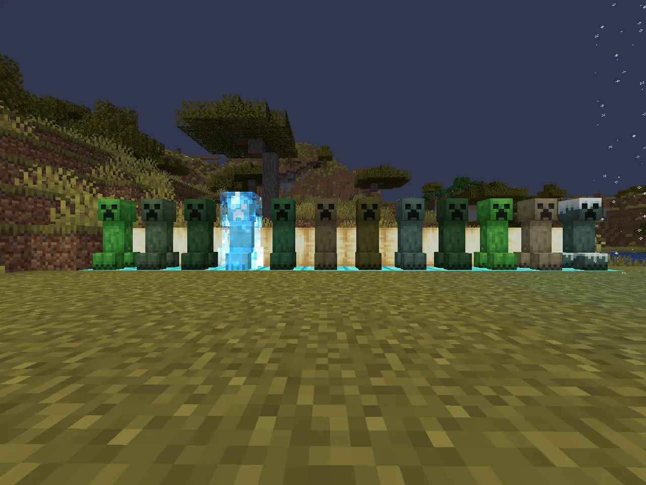Better Creepers (Needs Optifine), Текстуры, Minecraft