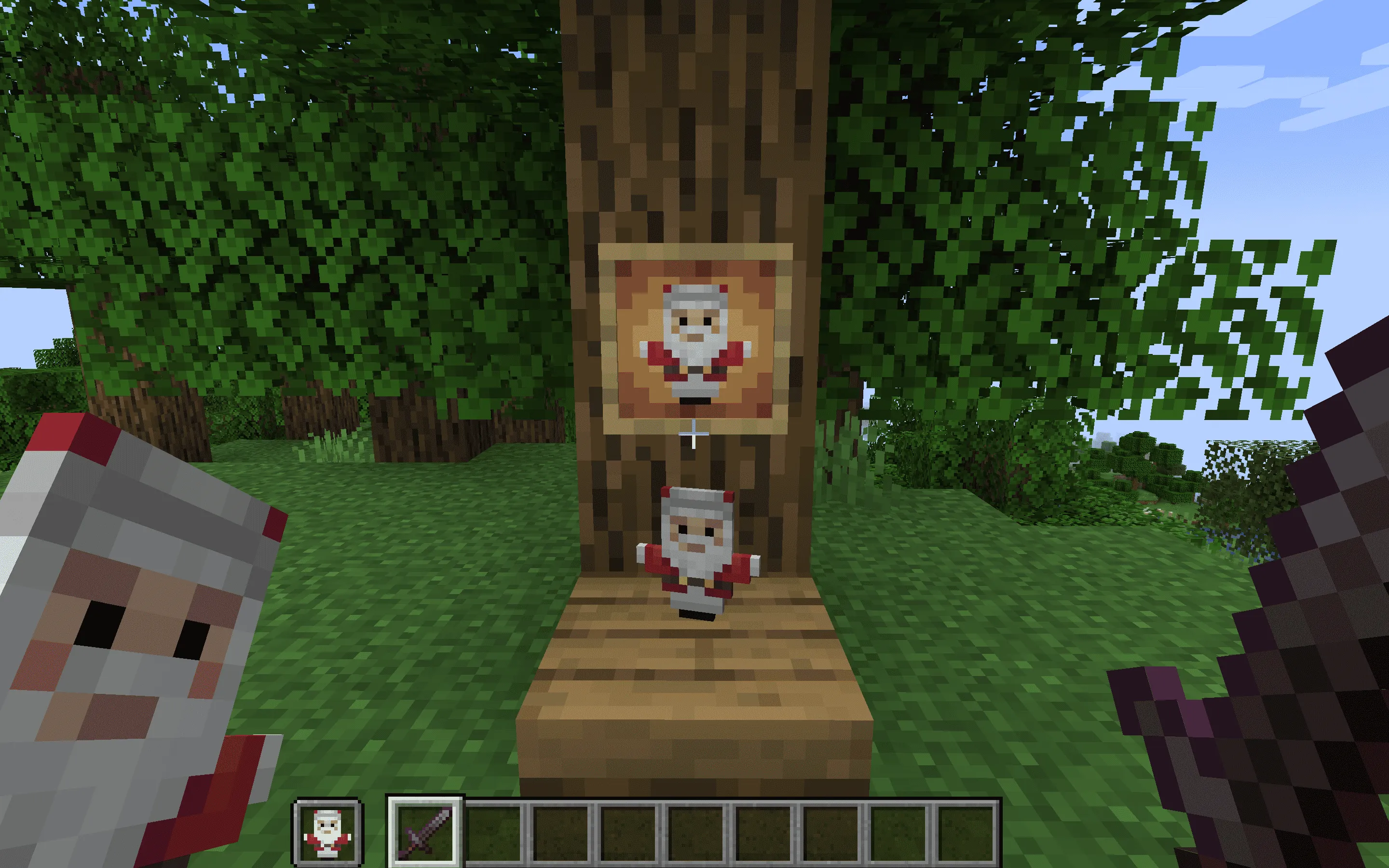 Santa Claus Totem of Undying, Текстуры, Minecraft
