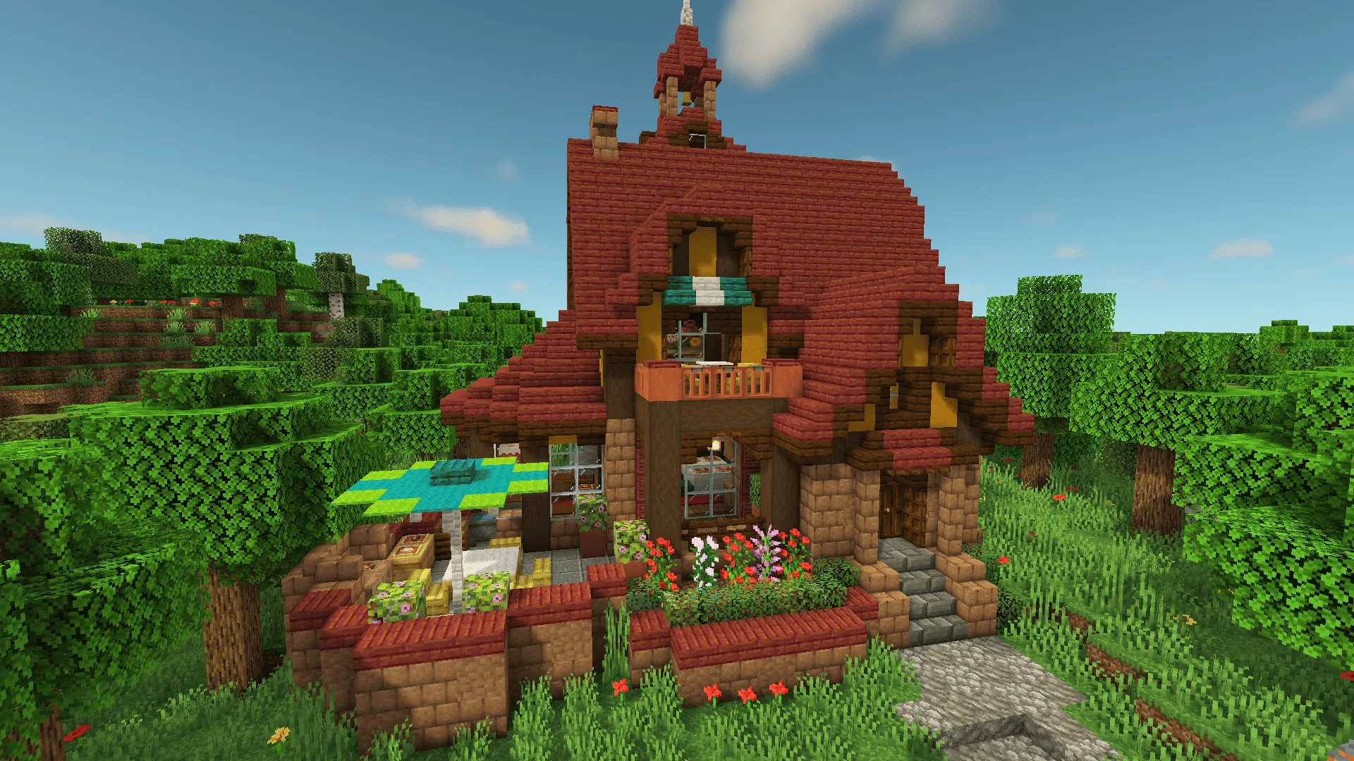 Red Bell Mansion — скриншот 8 (Карты, Minecraft)