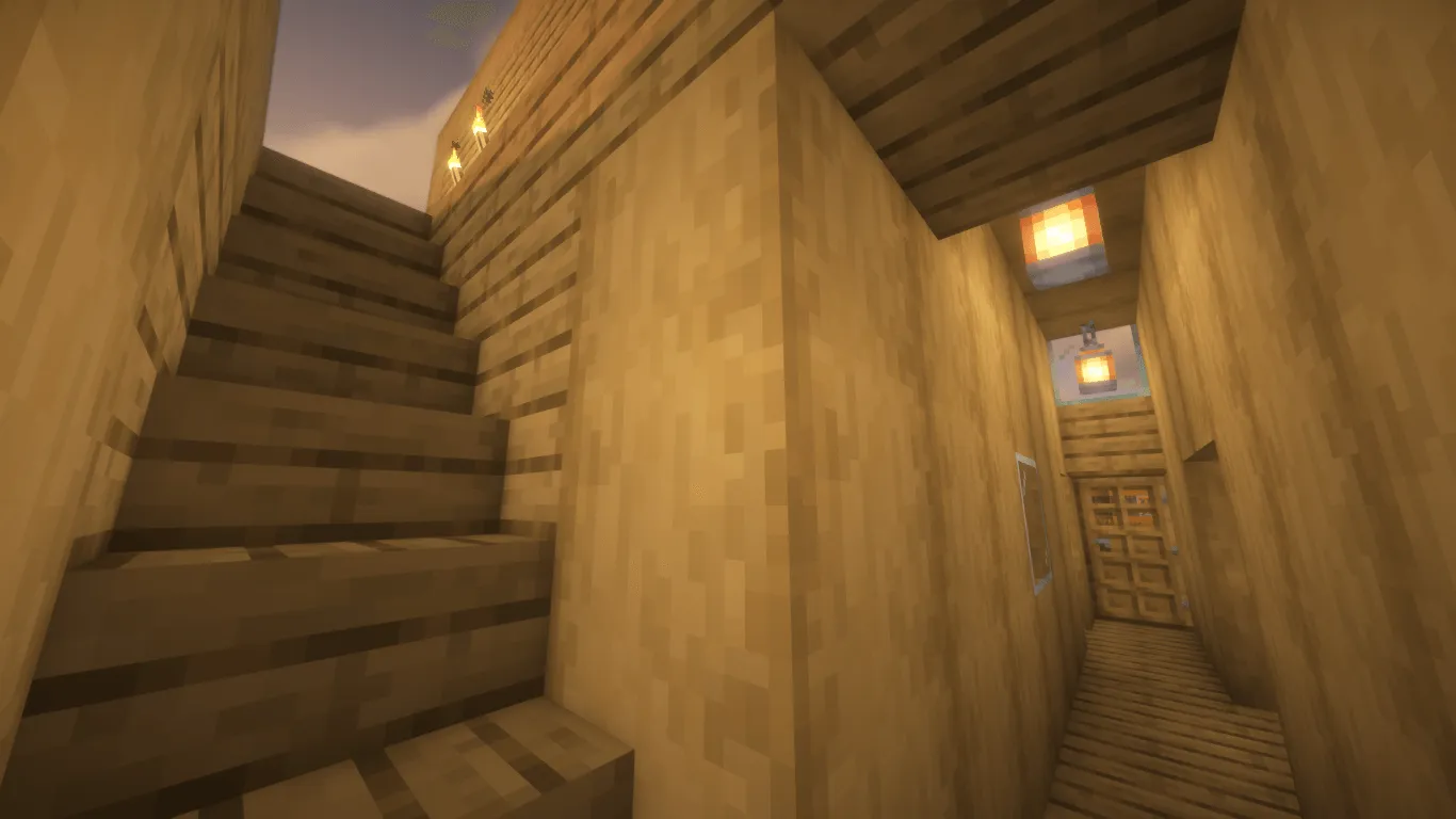 Wooden Modern House — скриншот 4 (Карты, Minecraft)