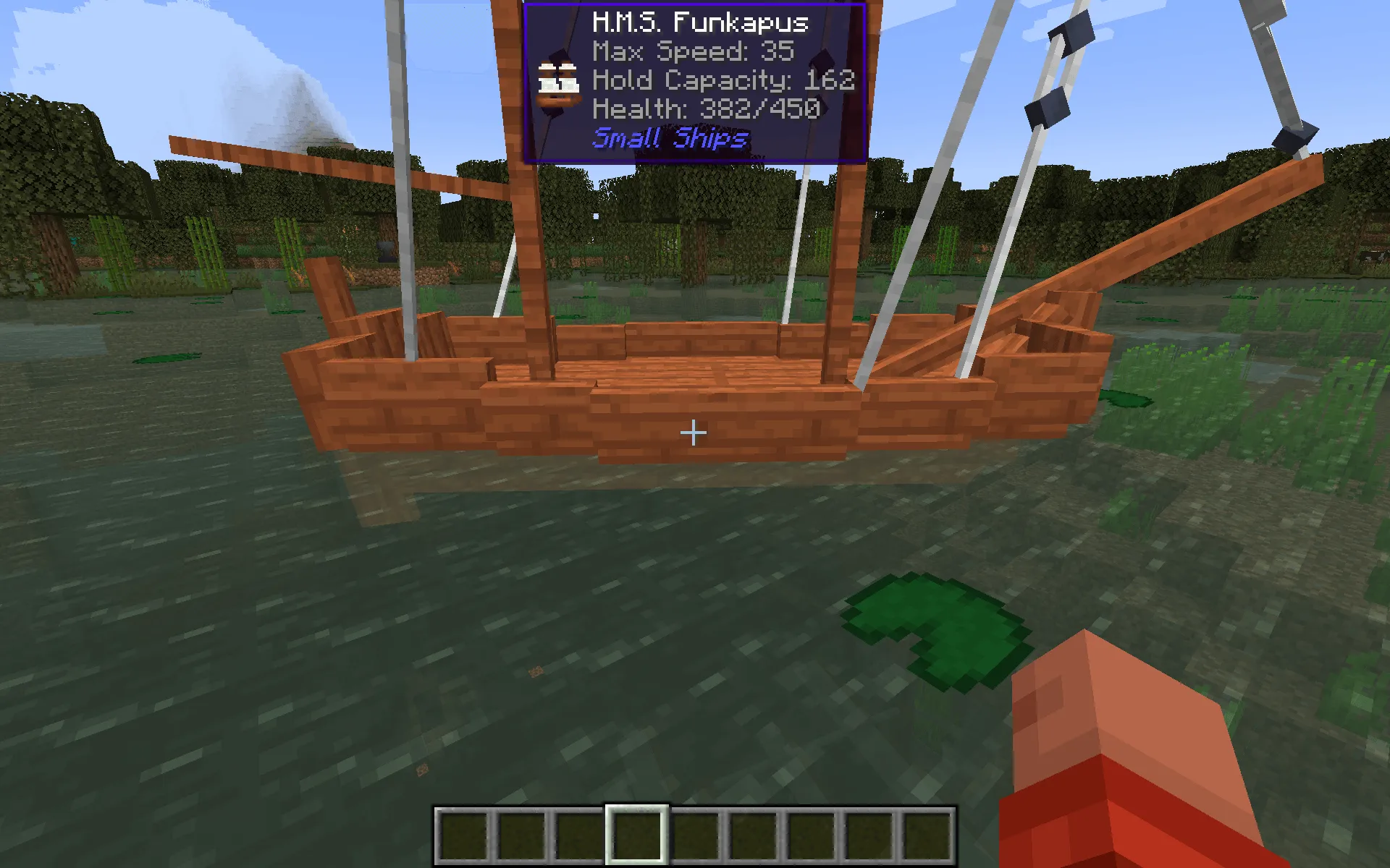 WTHIT: Small Ships Plugin, Моды, Minecraft
