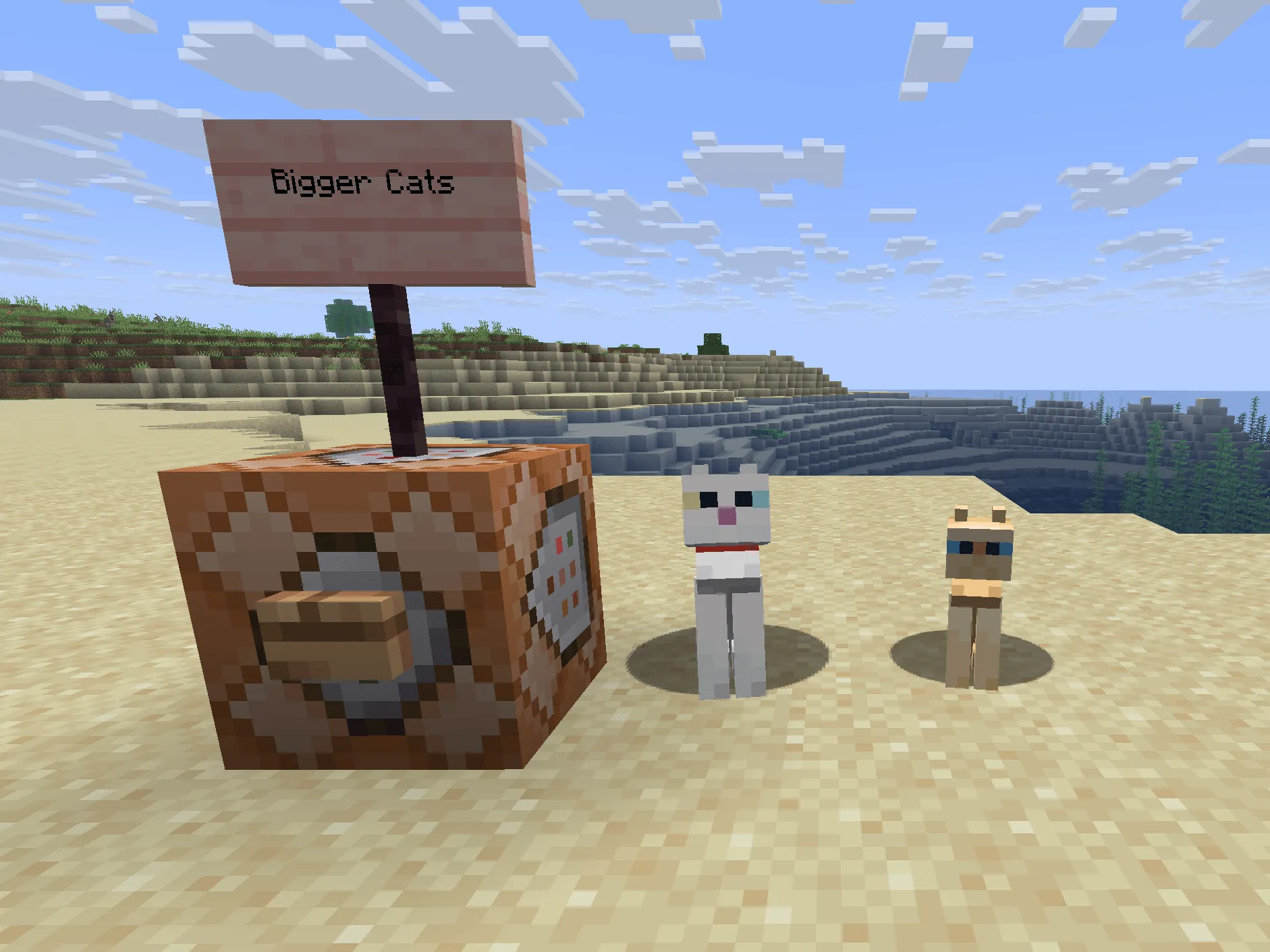 Simply Bigger Cats — скриншот 1 (Дата-паки, Minecraft)