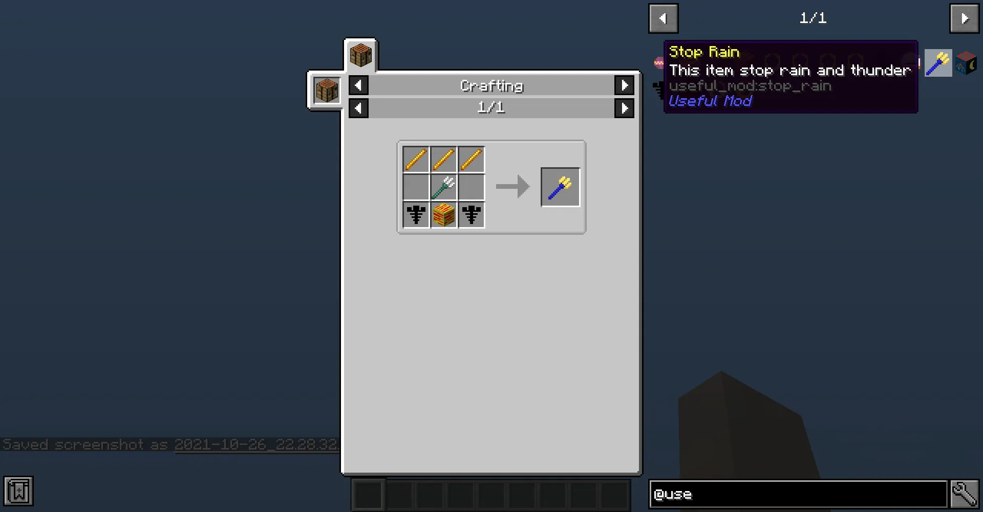Useful_Mod, Моды, Minecraft